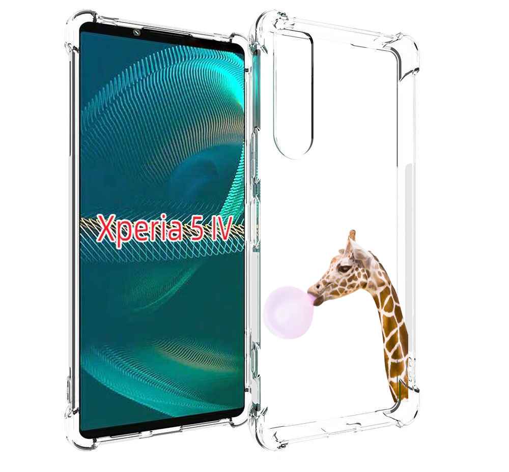 

Чехол MyPads жираф-с-жвачкой для Sony Xperia 5 IV (5-4), Прозрачный, Tocco