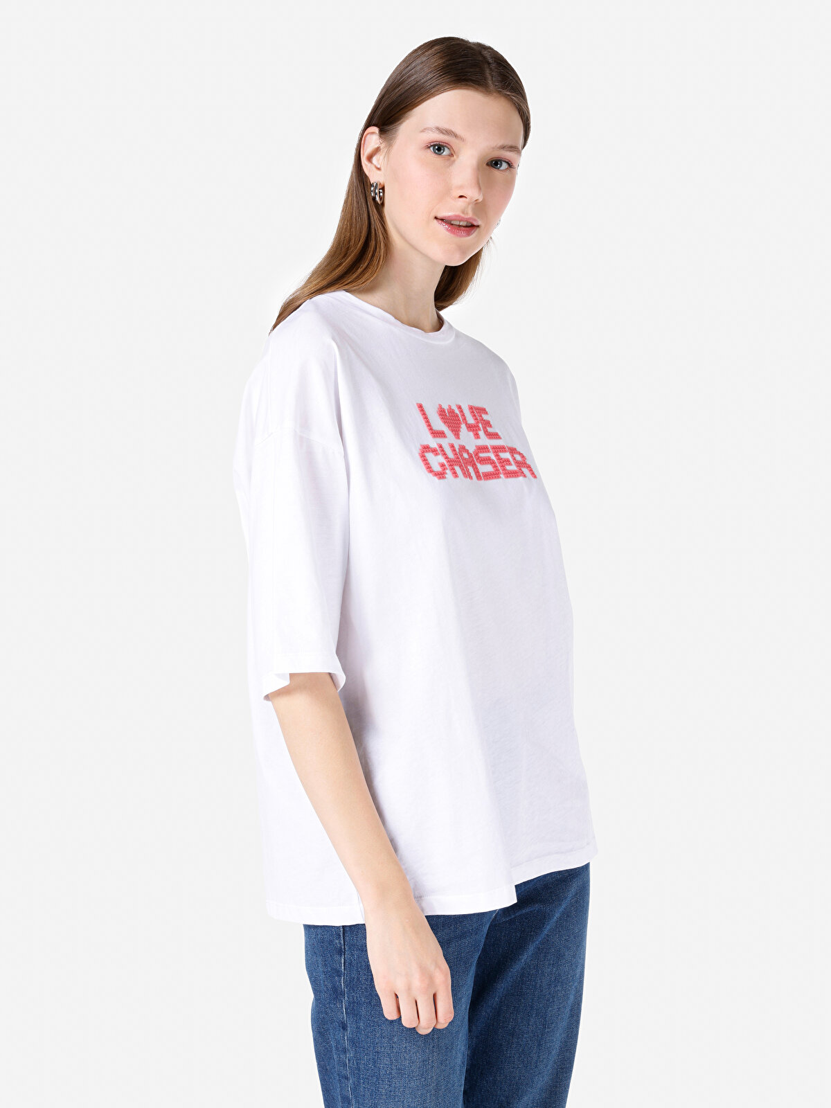 

Футболка женская Colin's CL1067263 белая XS/S, Белый, CL1067263