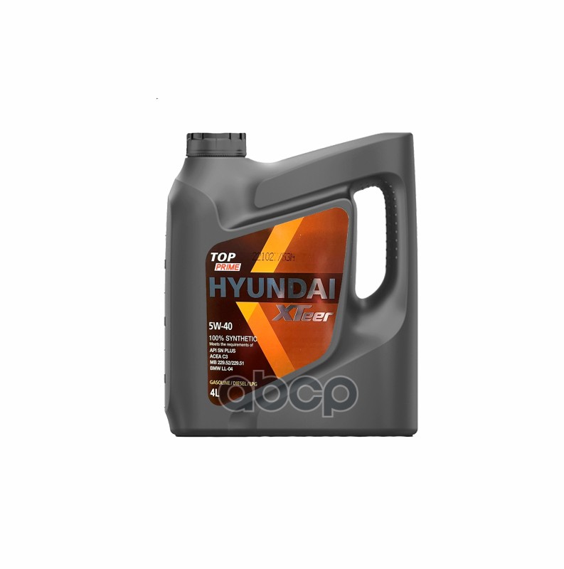

Моторное Масло HYUNDAI XTeer Top Prime 5W40 4л