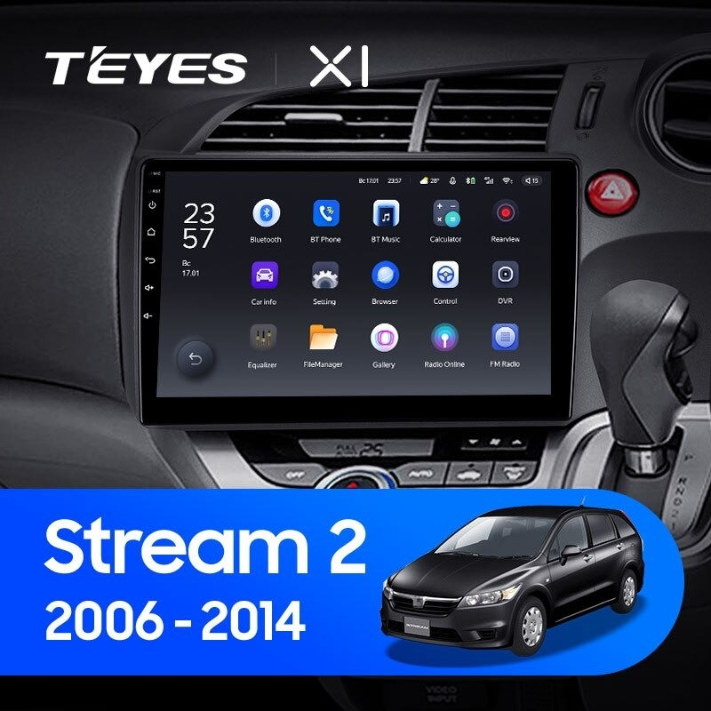 Штатная магнитола Teyes X1 4G 232 Honda Stream 2 2006-2014 правый руль 2650000₽