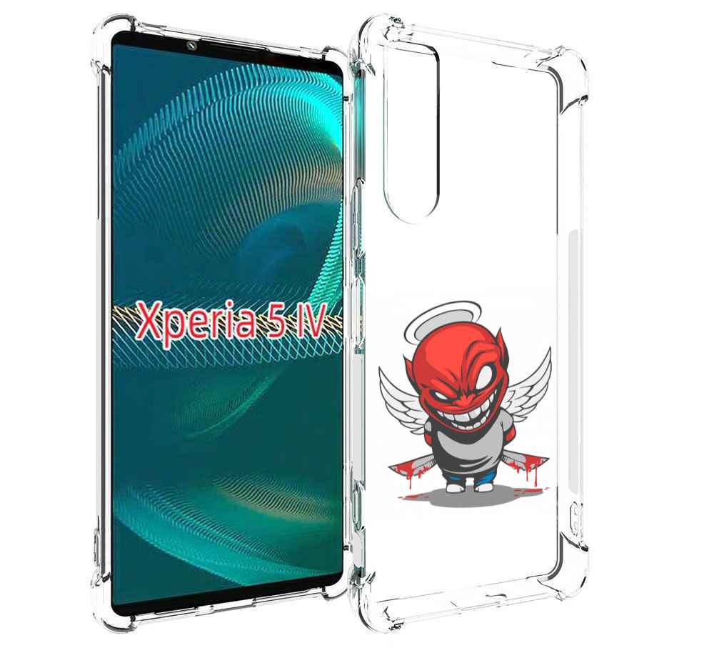 

Чехол MyPads злой-ангел для Sony Xperia 5 IV (5-4), Прозрачный, Tocco