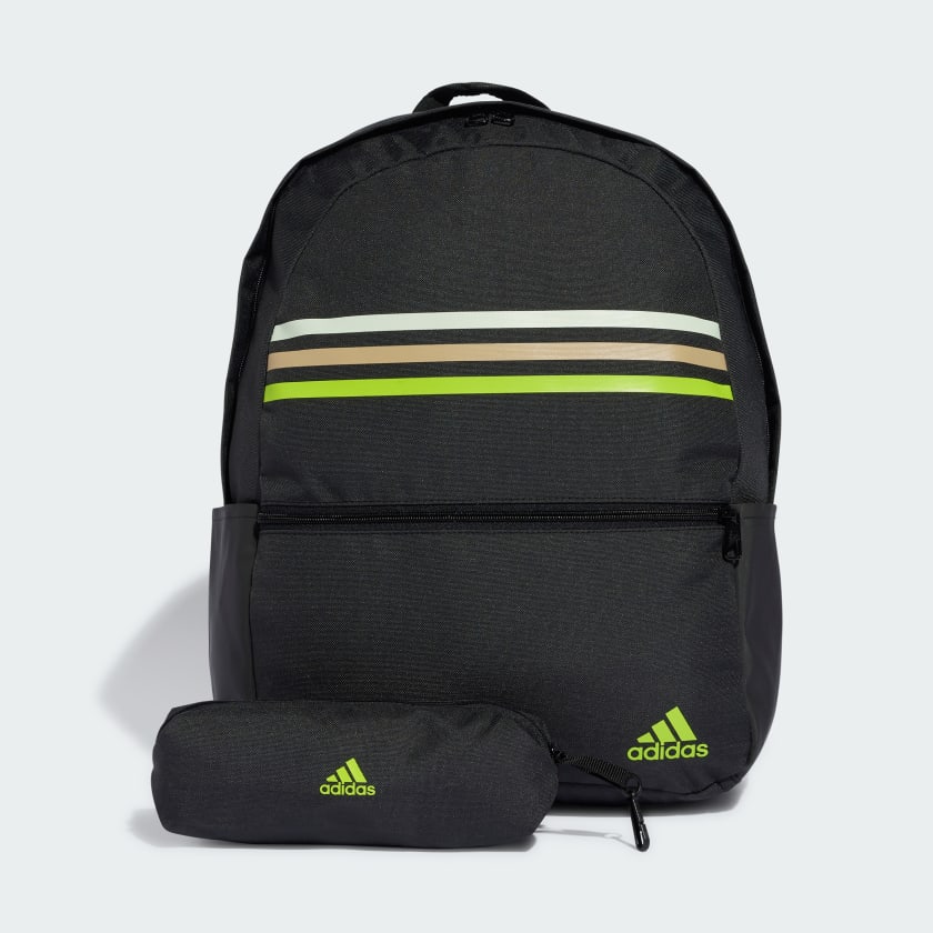 Рюкзак Adidas унисекс, IP9846, размер NS, чёрно-жёлтый-095A