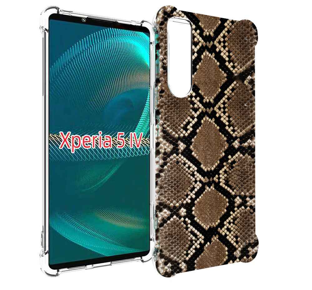 

Чехол MyPads змеиная кожа для Sony Xperia 5 IV (5-4), Прозрачный, Tocco