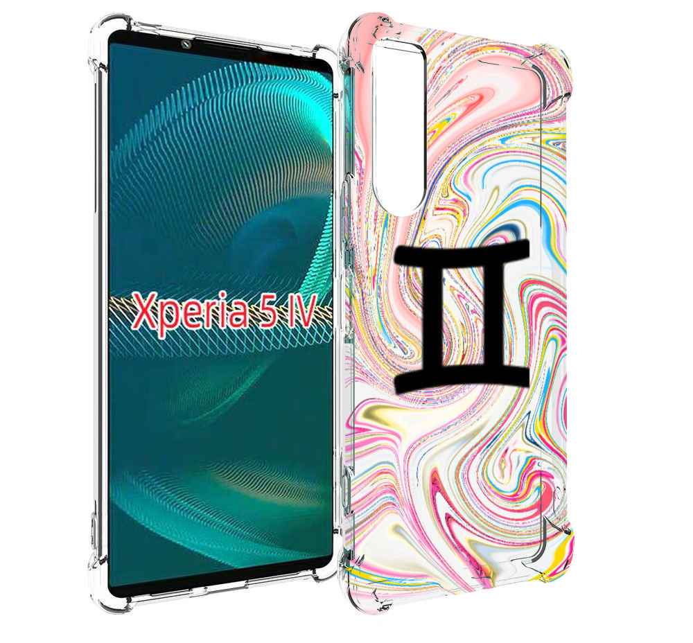 

Чехол MyPads знак зодиака близнецы 2 для Sony Xperia 5 IV (5-4), Прозрачный, Tocco