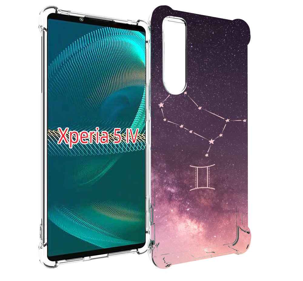 

Чехол MyPads знак зодиака близнецы 5 для Sony Xperia 5 IV (5-4), Прозрачный, Tocco