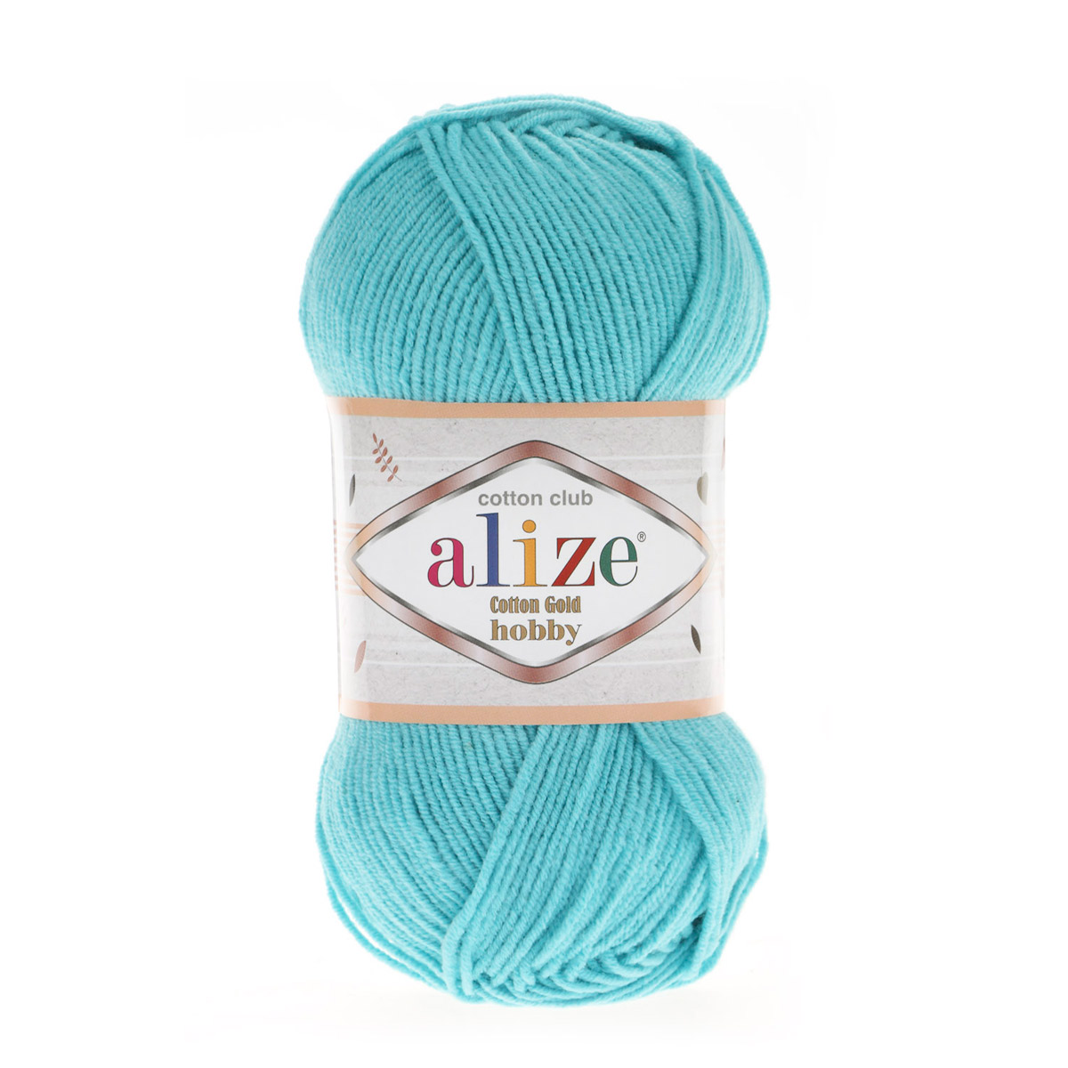 

Пряжа Alize 7725809_00029 Cotton Gold Hobby 287 светло-бирюзовый, Cotton Gold Hobby