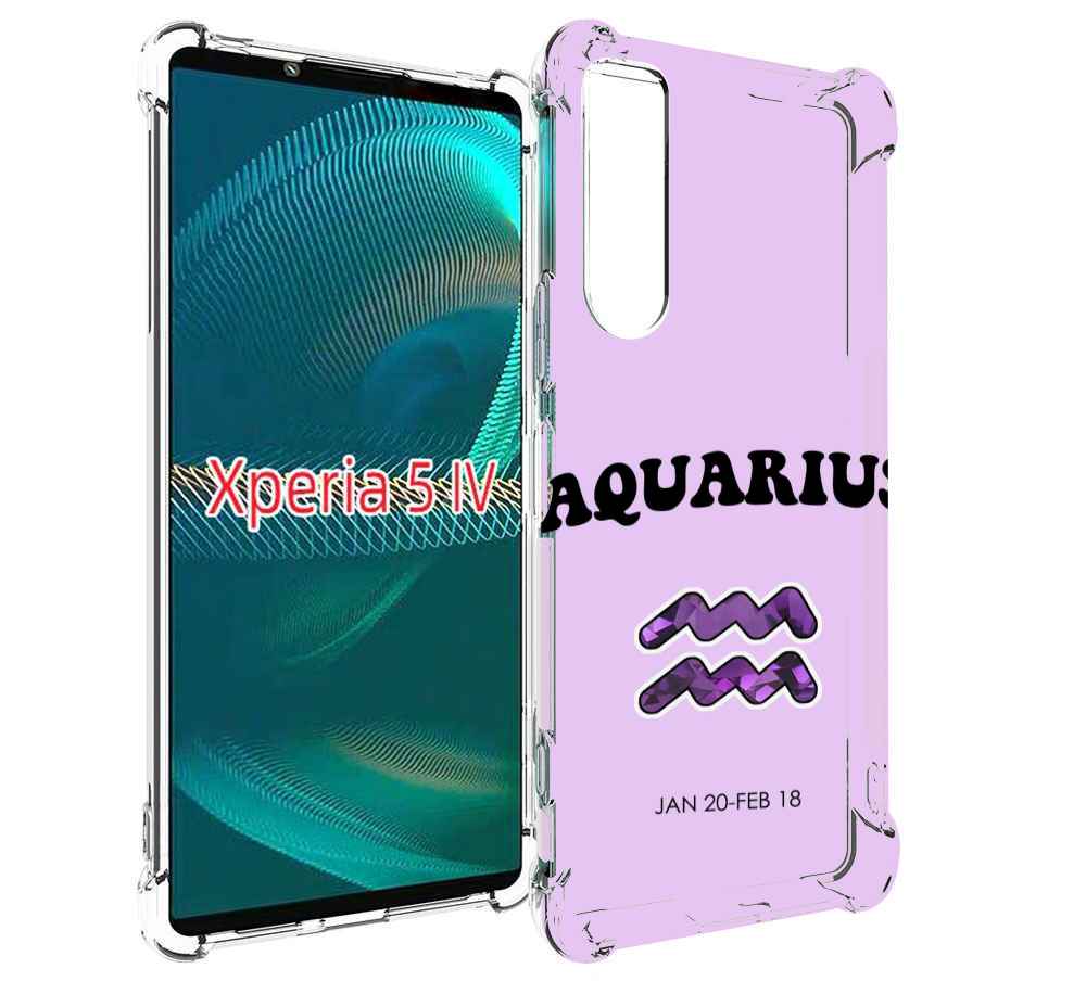 

Чехол MyPads знак зодиака водолеи 4 для Sony Xperia 5 IV (5-4), Прозрачный, Tocco