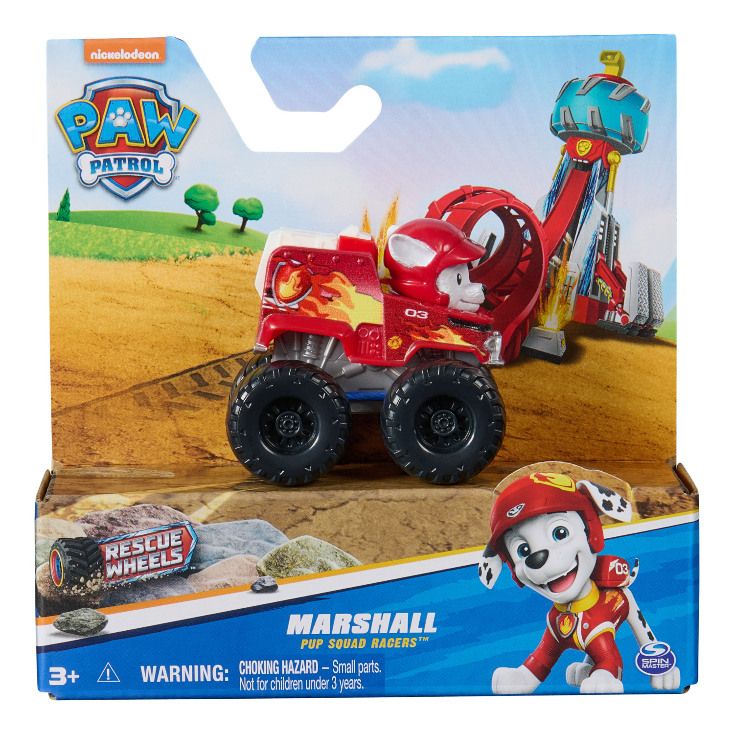 

Машинка PAW Patrol с фигуркой Маршалл 6 см, Машинки