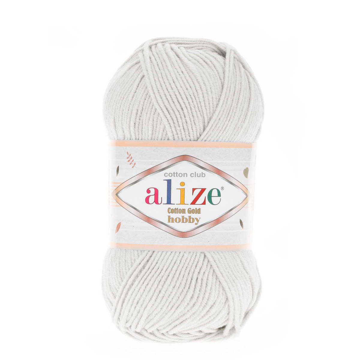 

Пряжа Alize 7725809_00041 Cotton Gold Hobby 533 Пастельно-серый, Cotton Gold Hobby