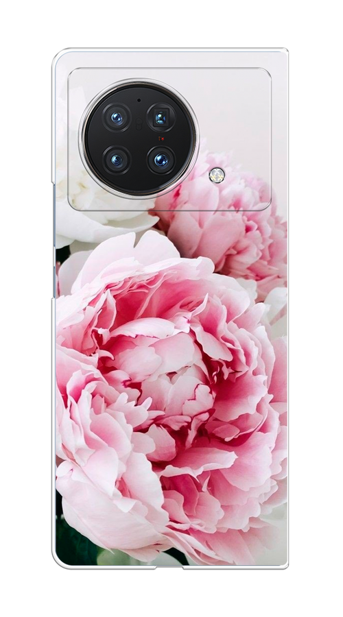 

Чехол на Vivo X Fold "Розовые и белые пионы", Розовый;белый, 266750-2