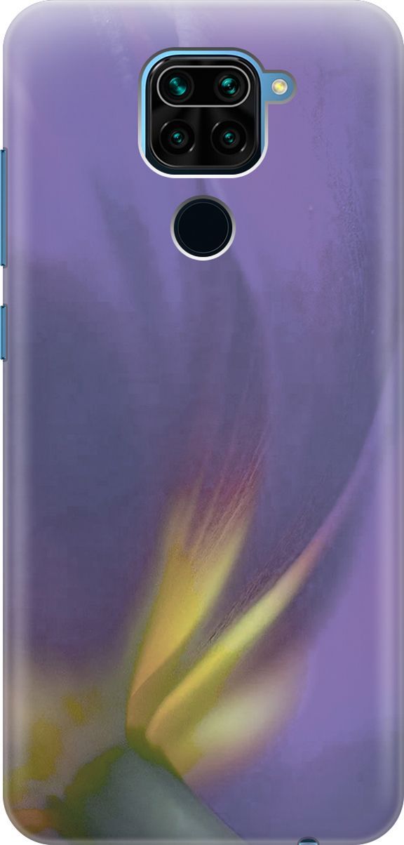 

Чехол на Xiaomi Redmi Note 9 "Фиолетовая фиалка", Желтый;фиолетовый, 2938