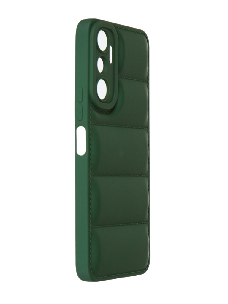 Чехол DF для Infinix Hot 20 (4G) Silicone Green inJacket-08