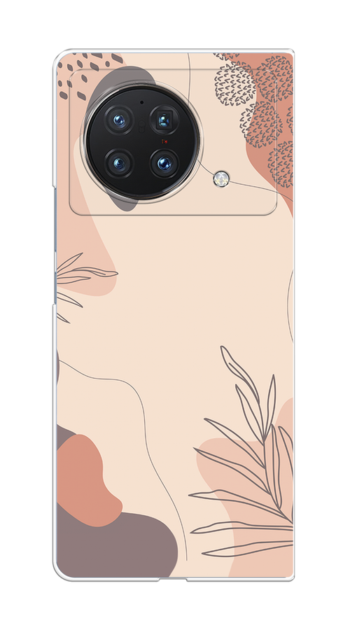 

Чехол на Vivo X Fold "Нюдовые тона", Коричневый;серый, 266750-4
