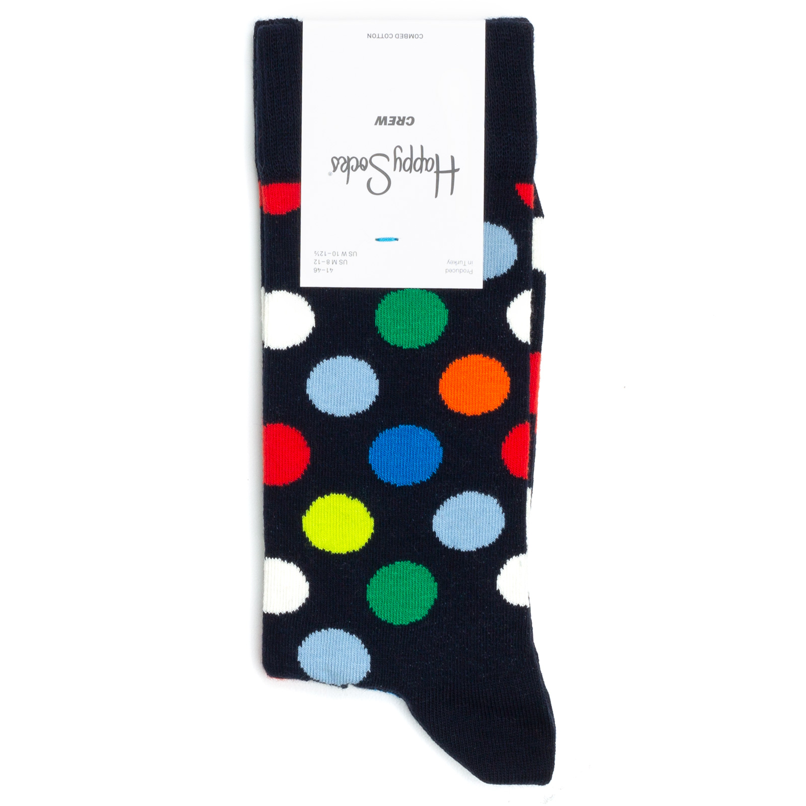 фото Носки унисекс happy socks big dot разноцветные 36-40