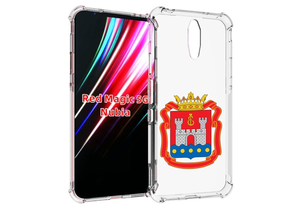 

Чехол MyPads герб-калининградская-область для ZTE Nubia Red Magic 1 5G, Прозрачный, Tocco