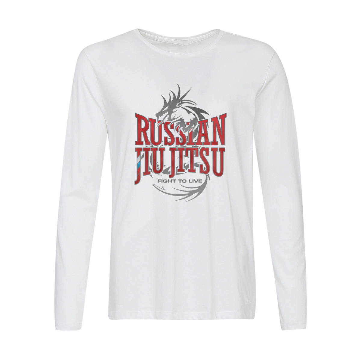 

Лонгслив CoolPodarok Russian jiu jitsu (Россия джиу джитсу), Белый, w0113430
