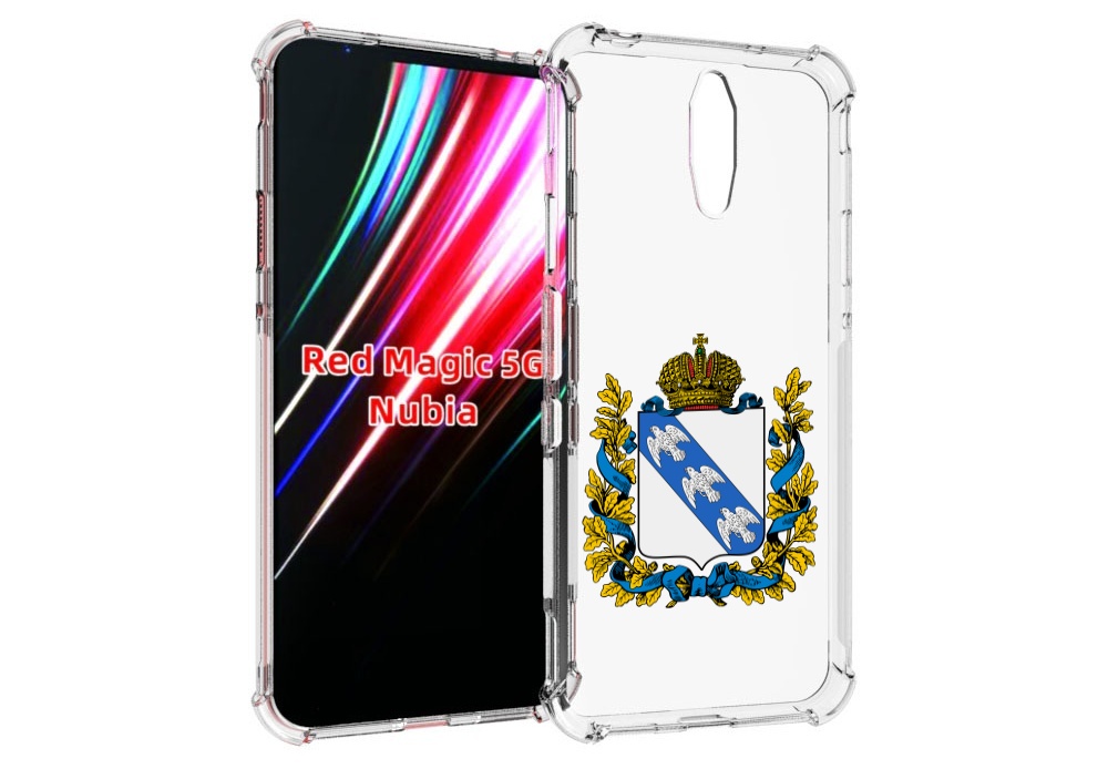 

Чехол MyPads герб-курская-область для ZTE Nubia Red Magic 1 5G, Прозрачный, Tocco