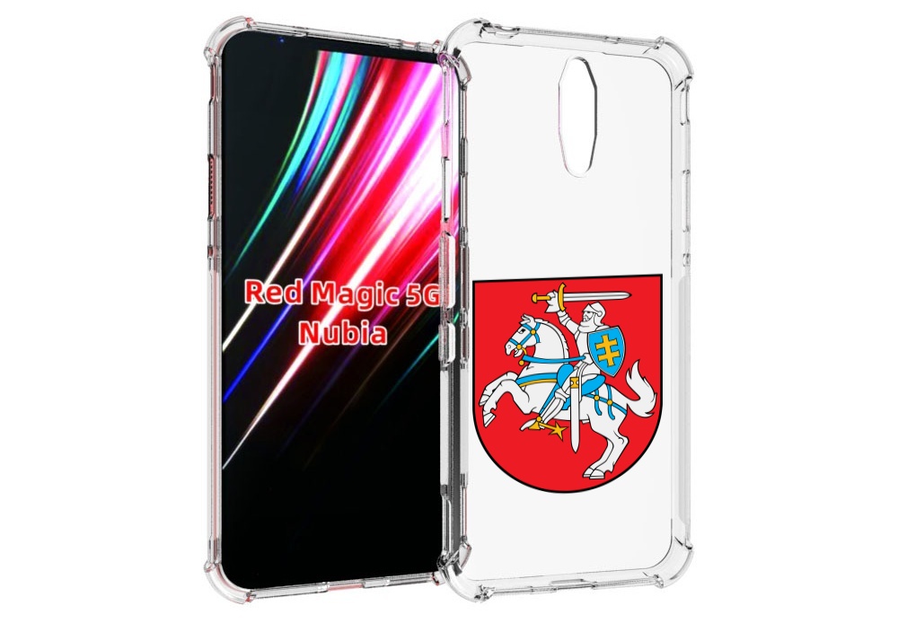 Чехол MyPads герб-литва для ZTE Nubia Red Magic 1 5G