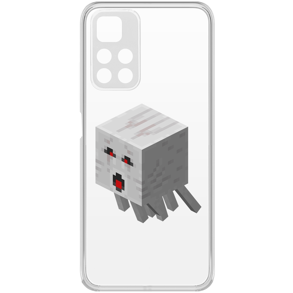 

Чехол-накладка Minecraft-Гаст для Xiaomi Redmi Note 11 Pro+ 5G, Прозрачный