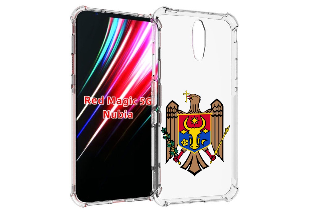 

Чехол MyPads герб-молдовы для ZTE Nubia Red Magic 1 5G, Прозрачный, Tocco