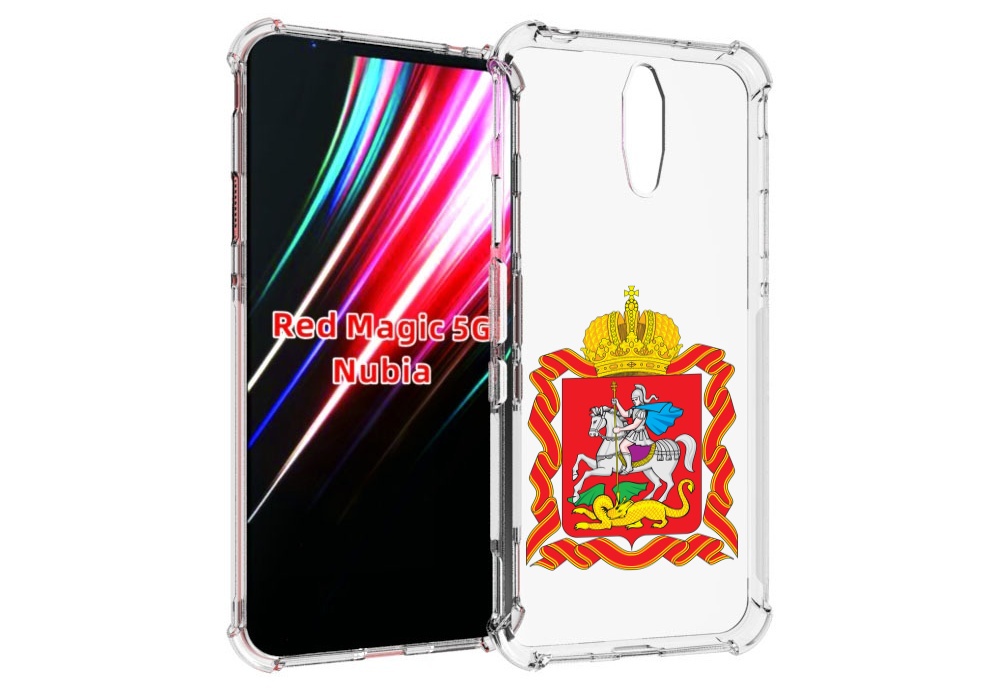 

Чехол MyPads герб-московская-область для ZTE Nubia Red Magic 1 5G, Прозрачный, Tocco