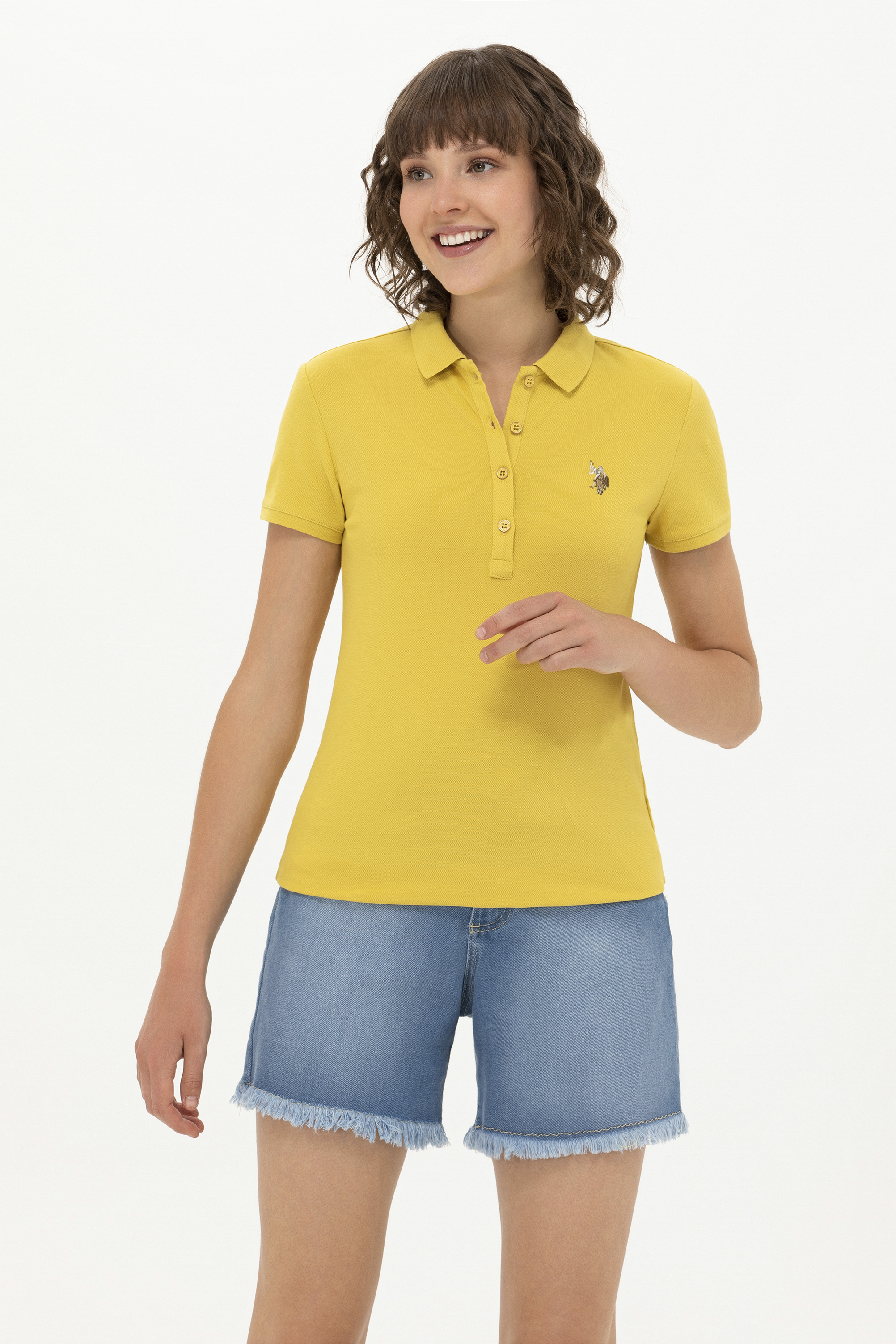 

Футболка женская U.S. POLO Assn. G082SZ0110TP0122-CLR желтая XS, Желтый, G082SZ0110TP0122-CLR