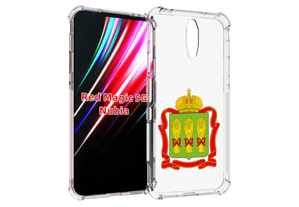 

Чехол MyPads герб-пензенская-область для ZTE Nubia Red Magic 1 5G, Прозрачный, Tocco