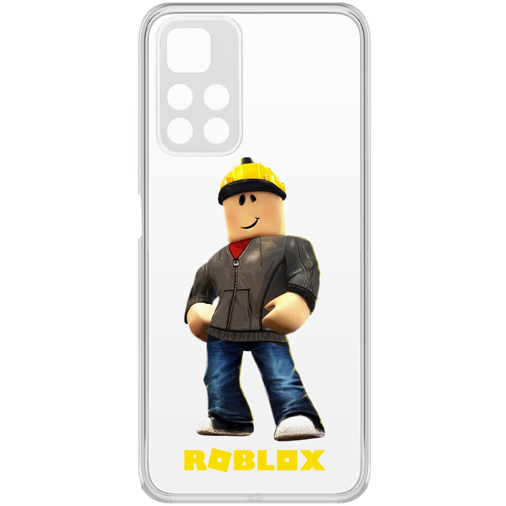 

Чехол-накладка Roblox-Строитель для Xiaomi Redmi Note 11 Pro+ 5G, Прозрачный