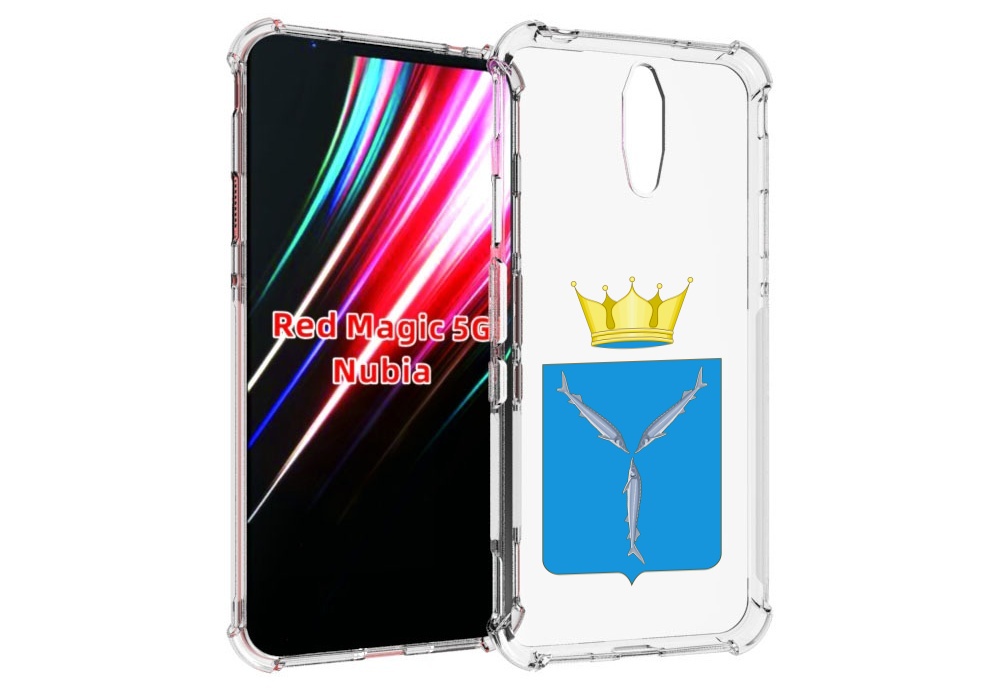 

Чехол MyPads герб-саратовская-область для ZTE Nubia Red Magic 1 5G, Прозрачный, Tocco