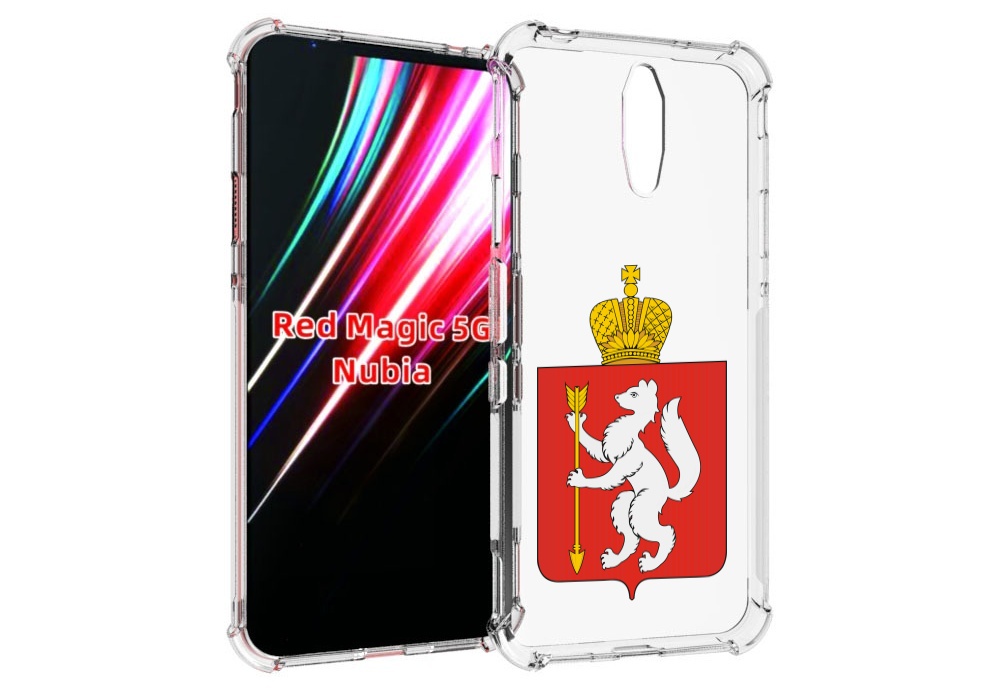 

Чехол MyPads герб-свердловская-область-екатеринбург для ZTE Nubia Red Magic 1 5G, Прозрачный, Tocco