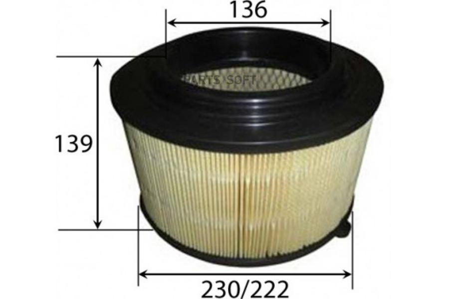 

Фильтр воздушный AZUMI A25003