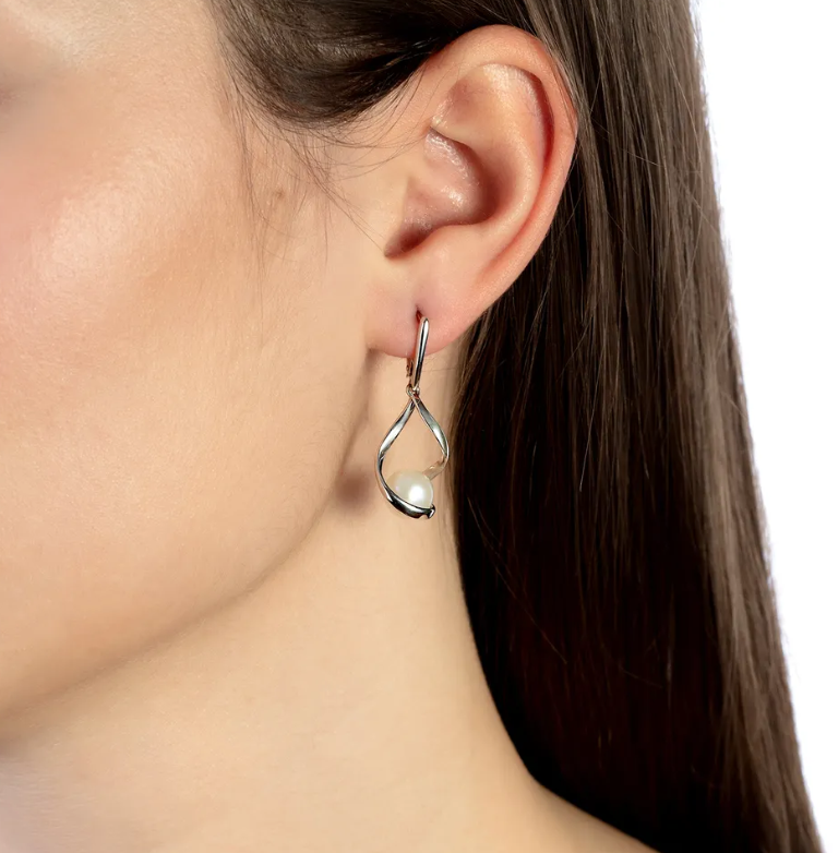 

Серьги из серебра Argentum Z2-9123р, жемчуг культивированный, Z2-9123р