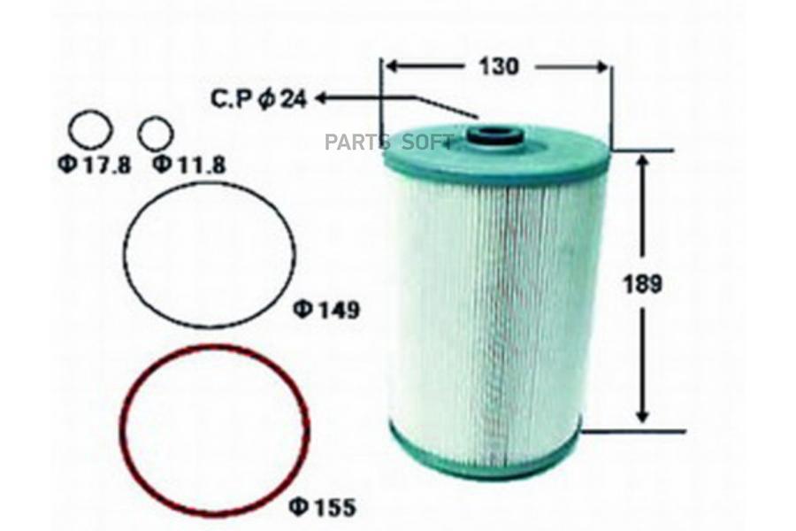

Фильтр масляный AZUMI OE24581