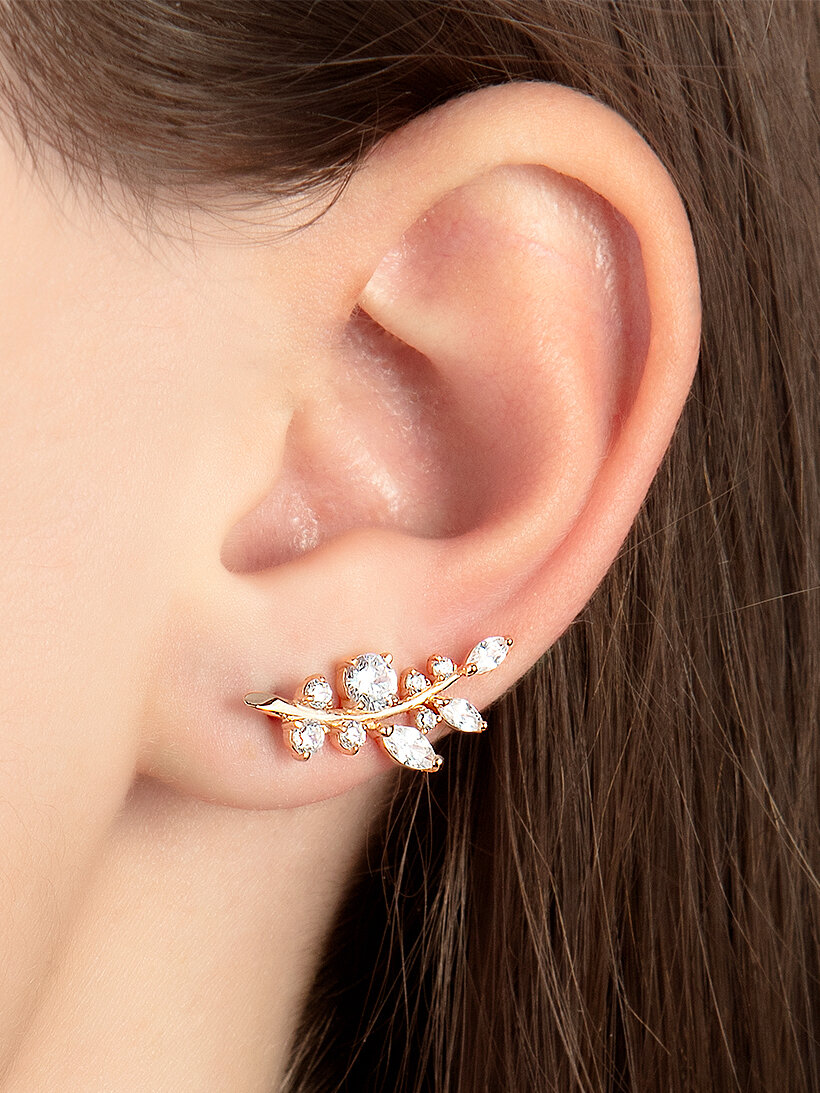 

Серьги из серебра Argentum Z2-9928, фианит, Z2-9928