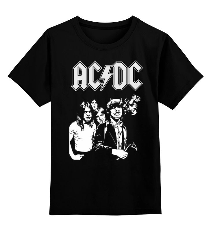 

Футболка детская Printio Ac/dc цв. черный р. 116, Ac/dc