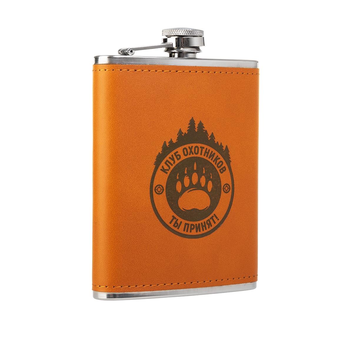 фото Фляжка клуб охотников 240 мл (bp-8) hip flask helios