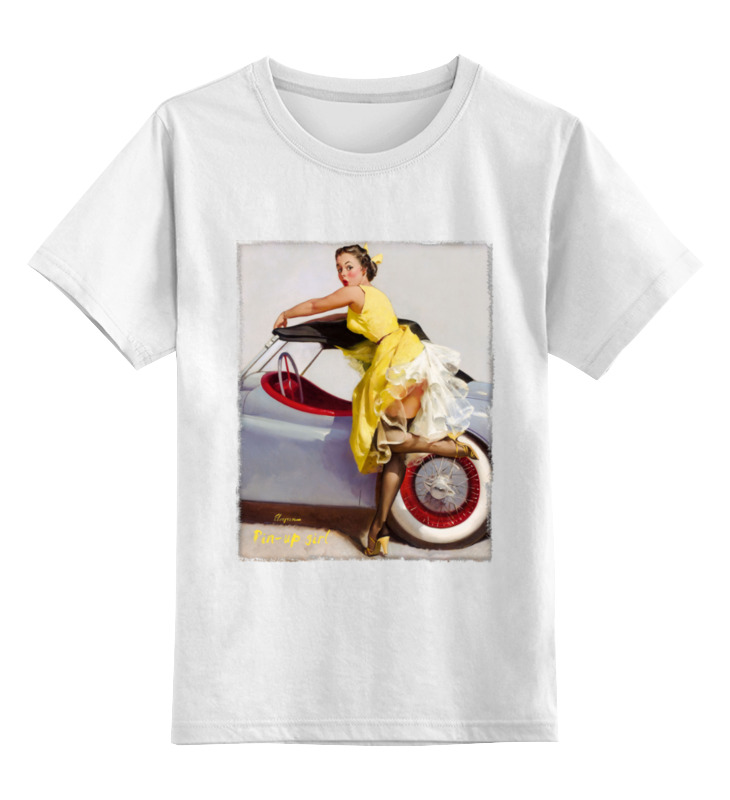 

Футболка детская Printio Pin-up girl цв. белый р. 116, Pin-up girl