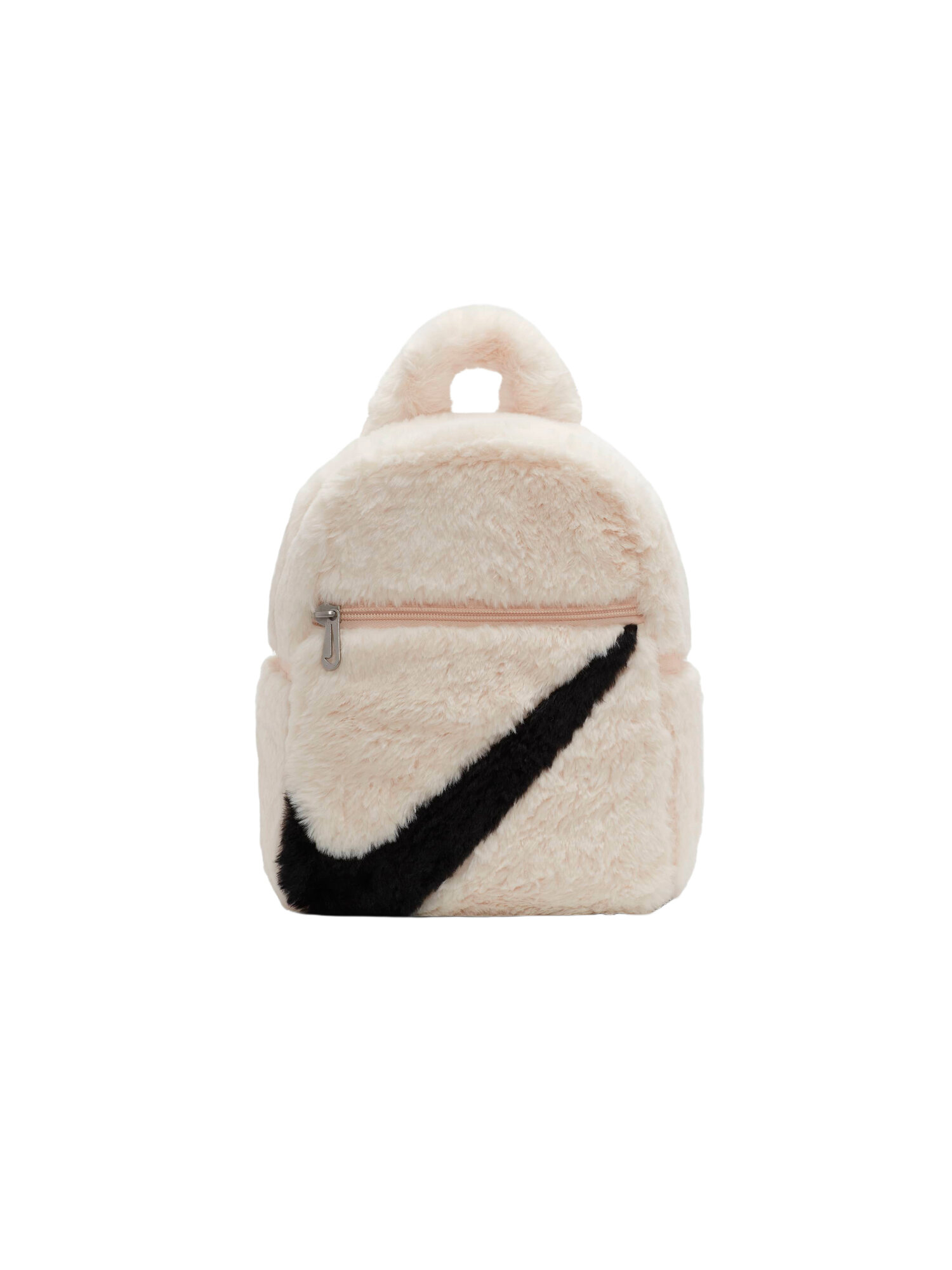 Рюкзак женский Nike Sportswear Futura 365 Faux Fur Mini Backpack (6L) пастельно-розовый