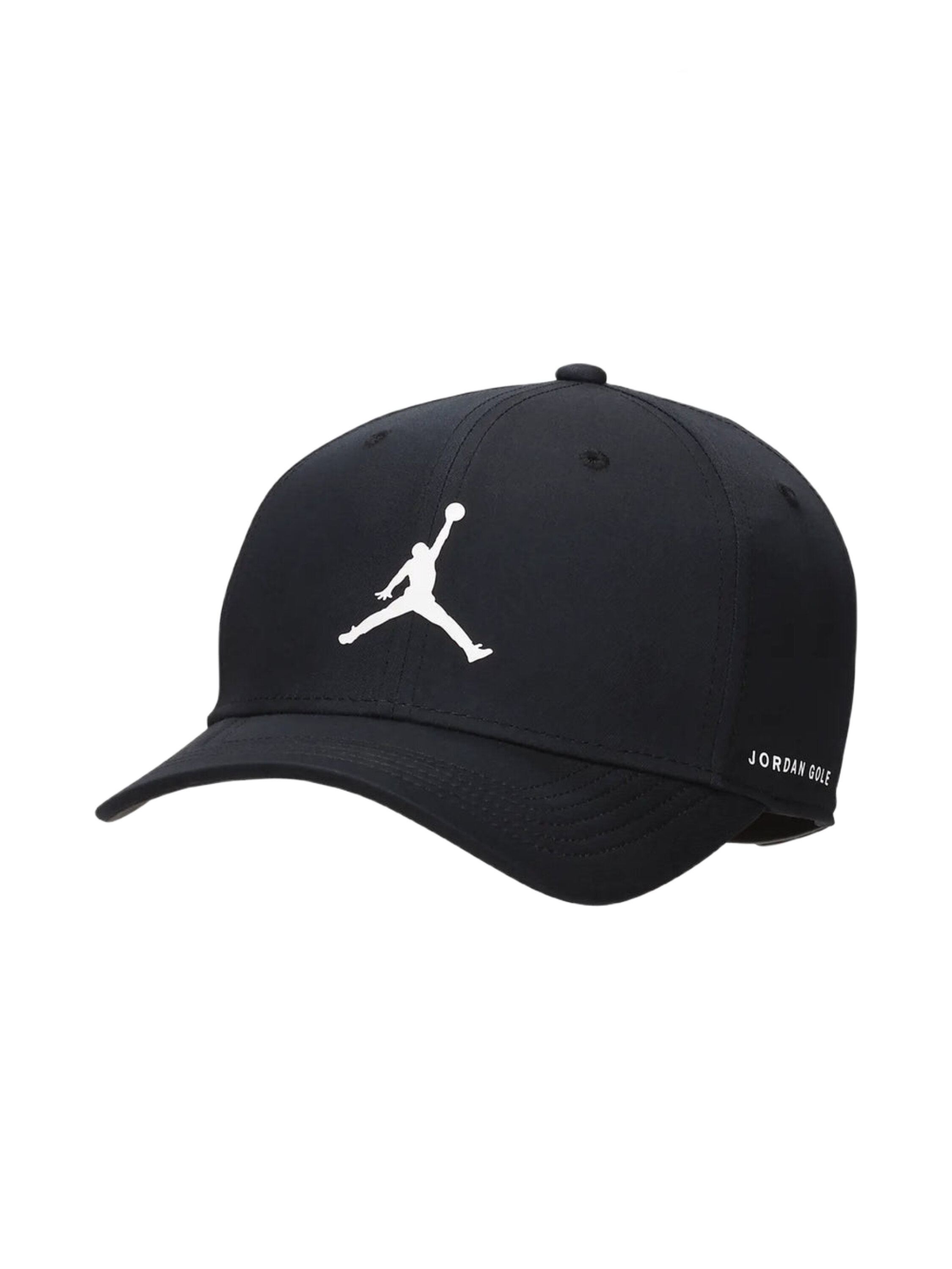 Бейсболка унисекс Nike Jordan Golf Rise Cap Adjustable Structured Hat черная, р. S/M