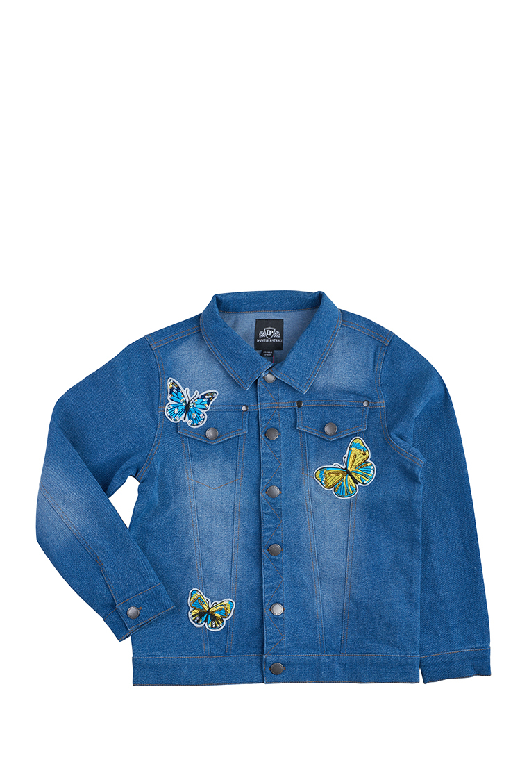 фото Куртка джинсовая детская daniele patrici ss20c406 синий р.152
