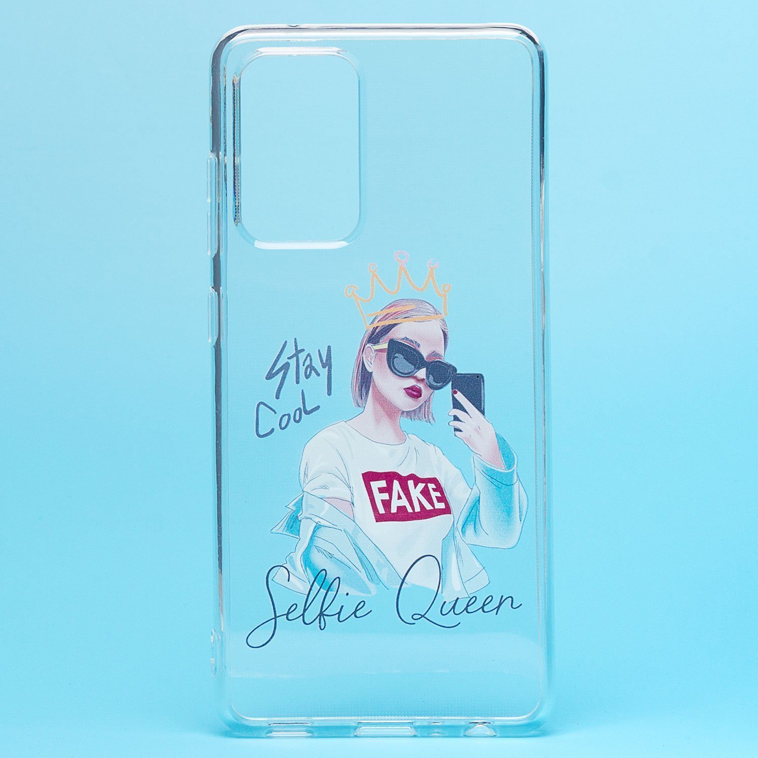 

Чехол Samsung SM-A725F (Galaxy A72) силиконовый (рис. 226/005), Прозрачный