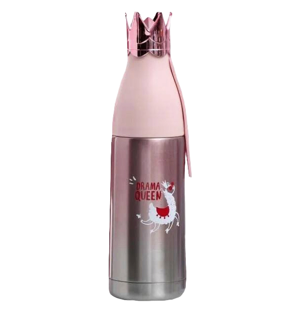 

Термос Командор Drama Queen 350ml 4588267, Розовый;серебристый
