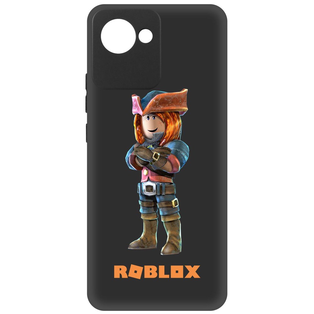 

Чехол-накладка Софт Roblox-Эзебель для Realme C30, Черный