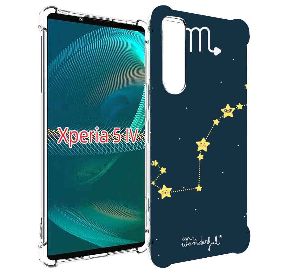 

Чехол MyPads знак зодиака скорпион 1 для Sony Xperia 5 IV (5-4), Прозрачный, Tocco