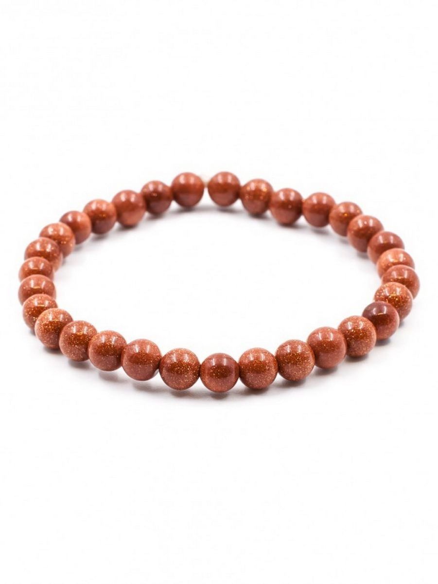 

Браслет из резины р. 18 Красота камня Авантюрин, авантюрин, Авантюрин