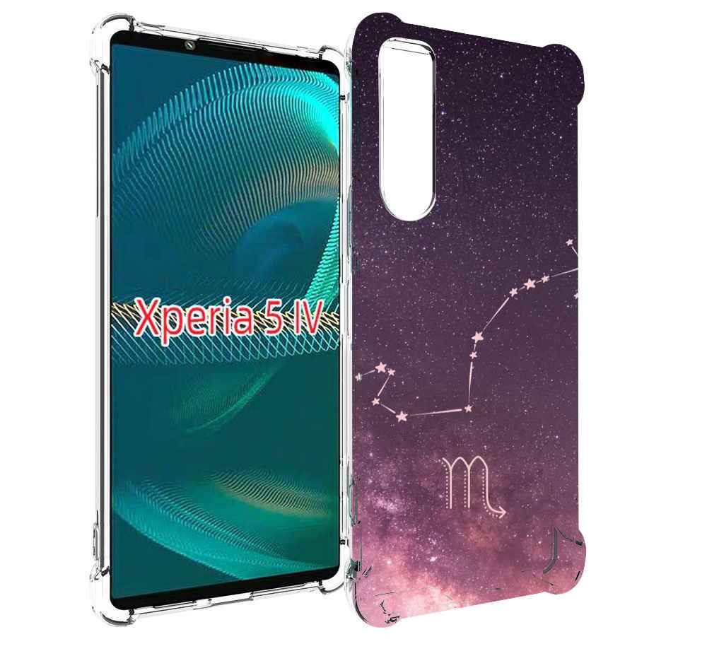 

Чехол MyPads знак зодиака скорпион 4 для Sony Xperia 5 IV (5-4), Прозрачный, Tocco