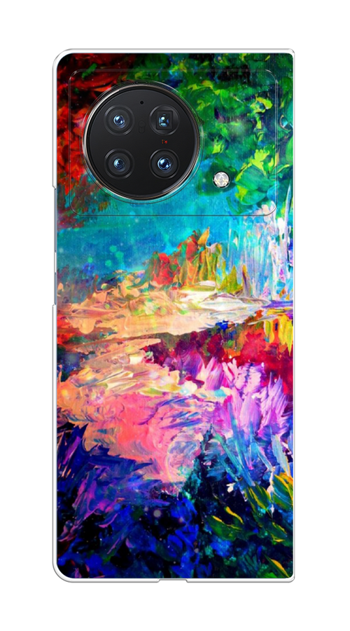 

Чехол на Vivo X Fold "Лес-гуашь", Синий;розовый;зеленый, 266750-4
