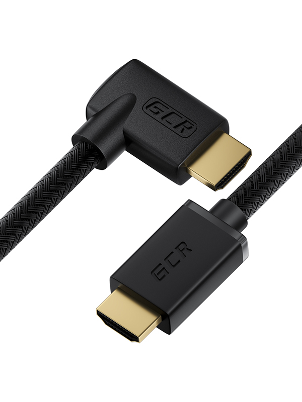 фото Кабель gcr hdmi 2.0 2m black nylon gcr-53297