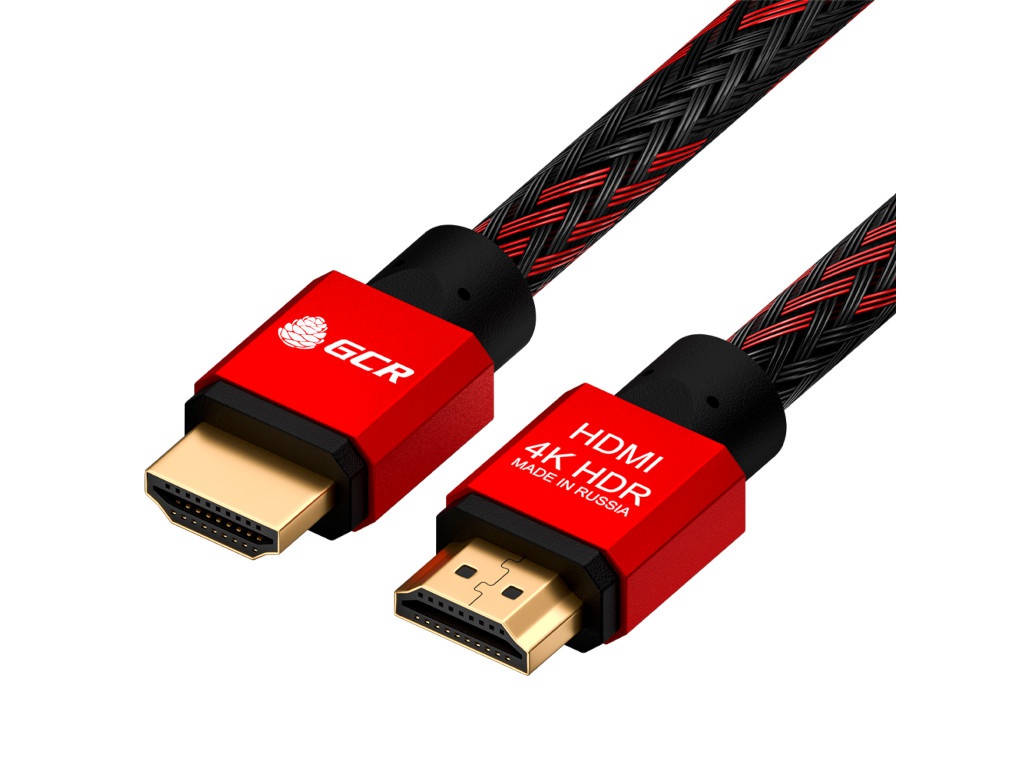 фото Кабель gcr hdmi v2.0 3m red gcr-51491