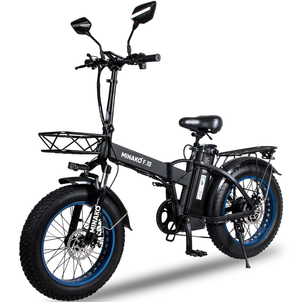 Электровелосипед Minako F10 Blue